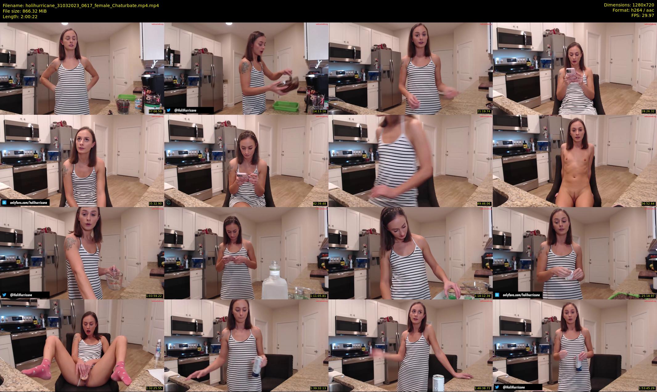 holihurricane — 121 minute Chaturbate female cam show recording, 720p, Mar 31, 2023