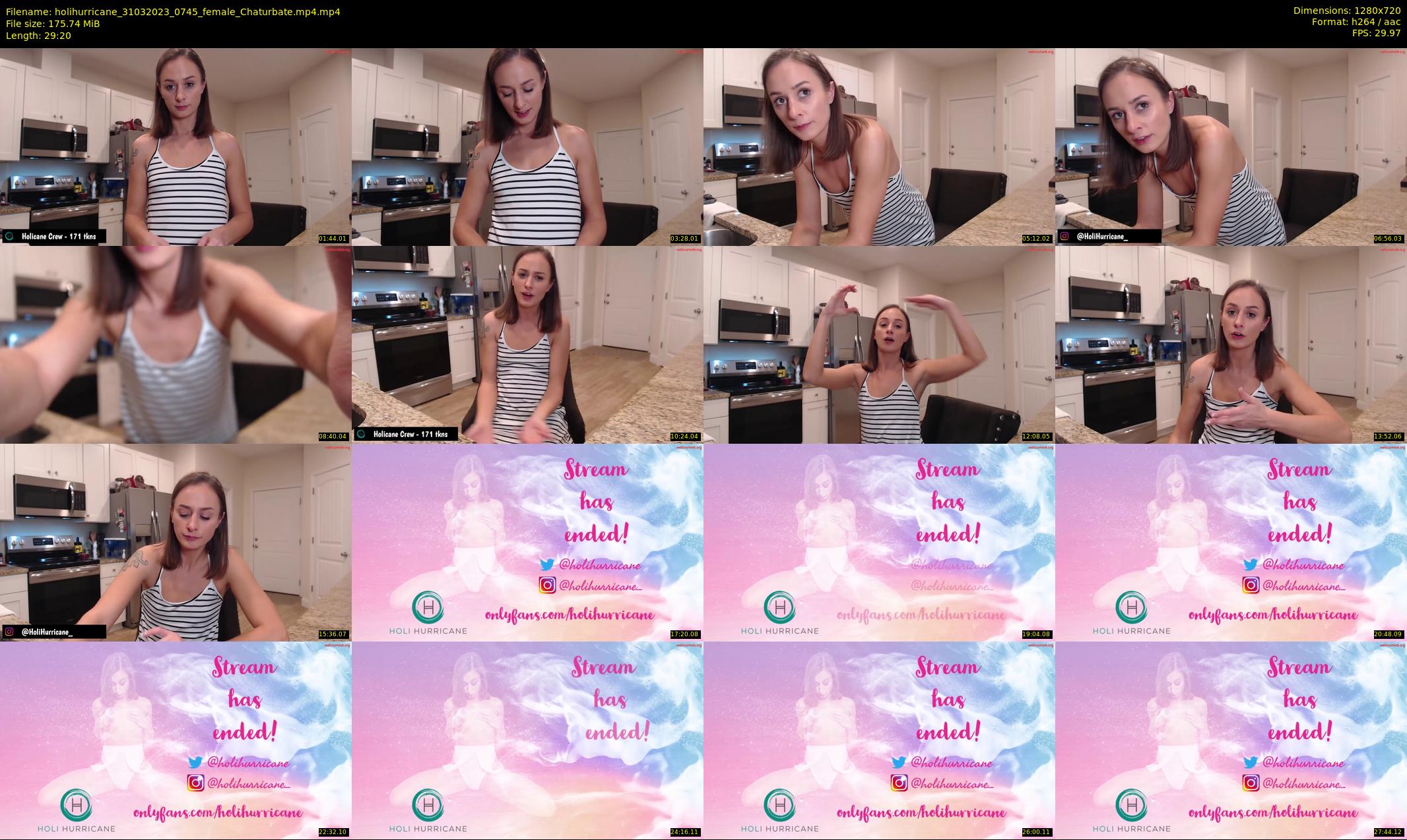 holihurricane — 30 minute Chaturbate female cam show recording, 720p, Mar 31, 2023