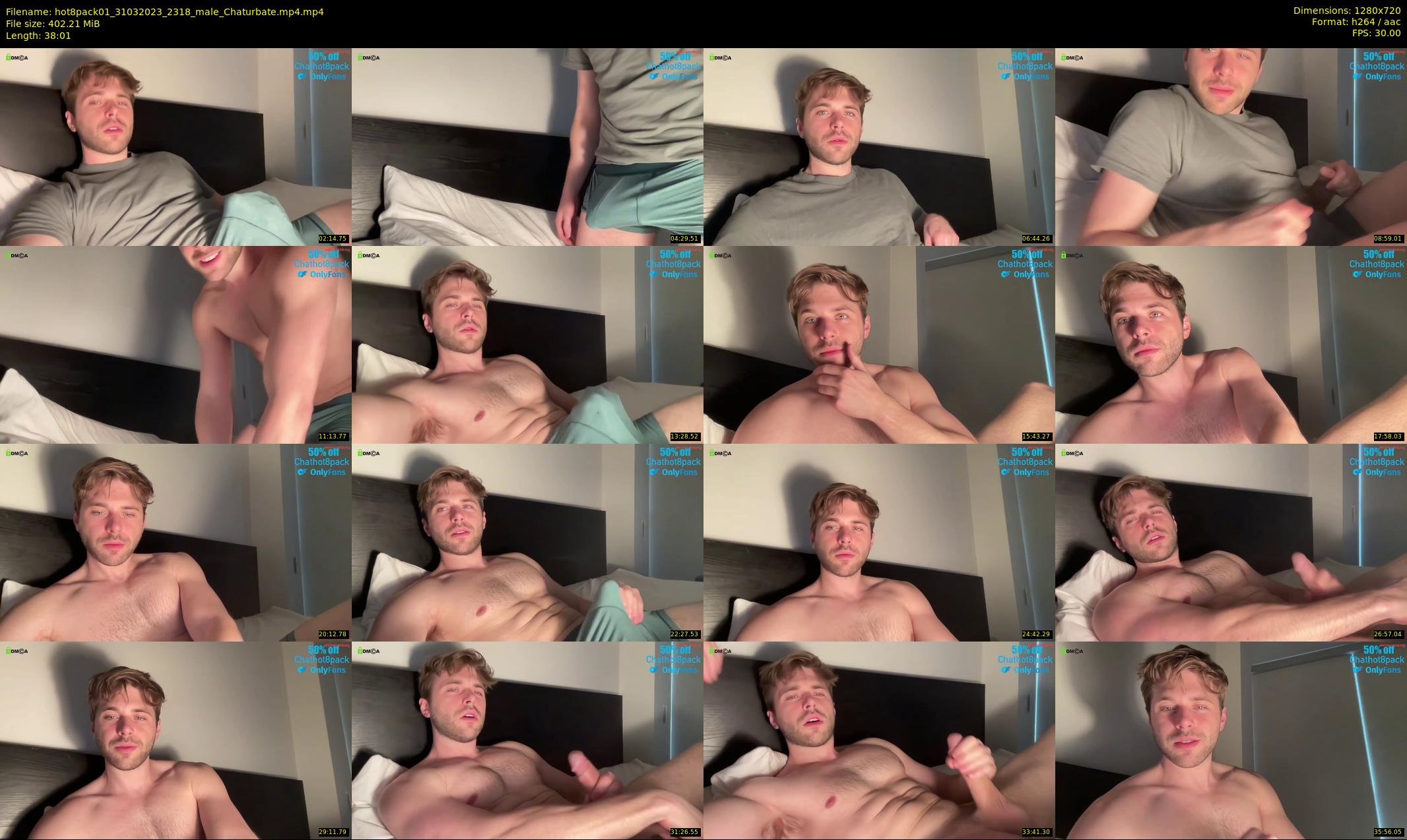 hot8pack01 — 39 minute Chaturbate male cam show recording, 720p, Mar 31, 2023