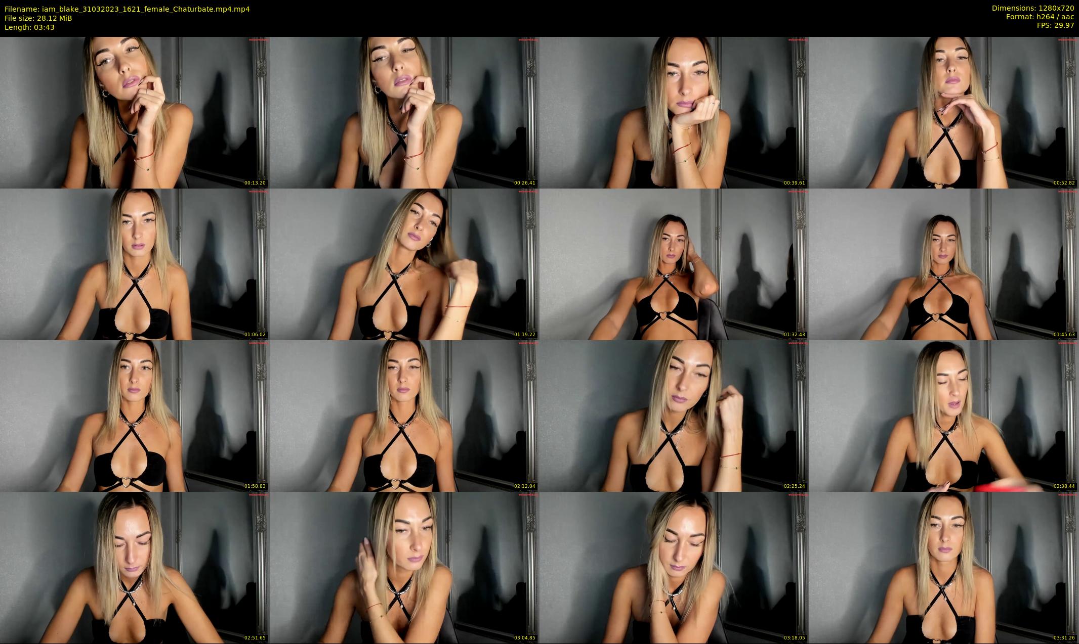 iam_blake — 4 minute Chaturbate female cam show recording, 720p, Mar 31, 2023