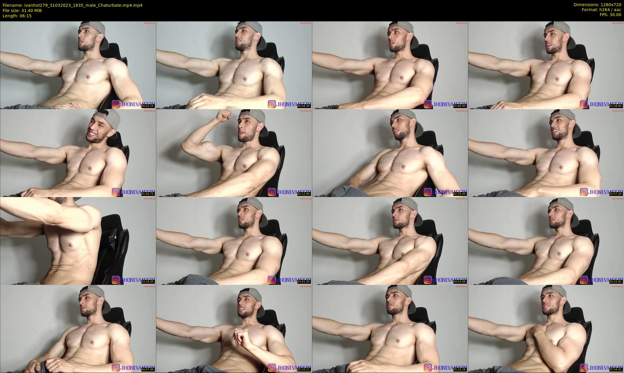 ivanhot279 — 7 minute Chaturbate male cam show recording, 720p, Mar 31, 2023