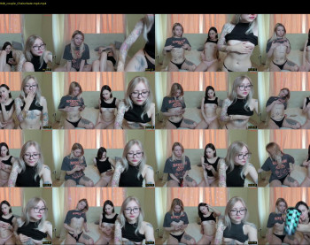 kebesheska — 7 minute Chaturbate couple cam show recording, 720p, Mar 31, 2023