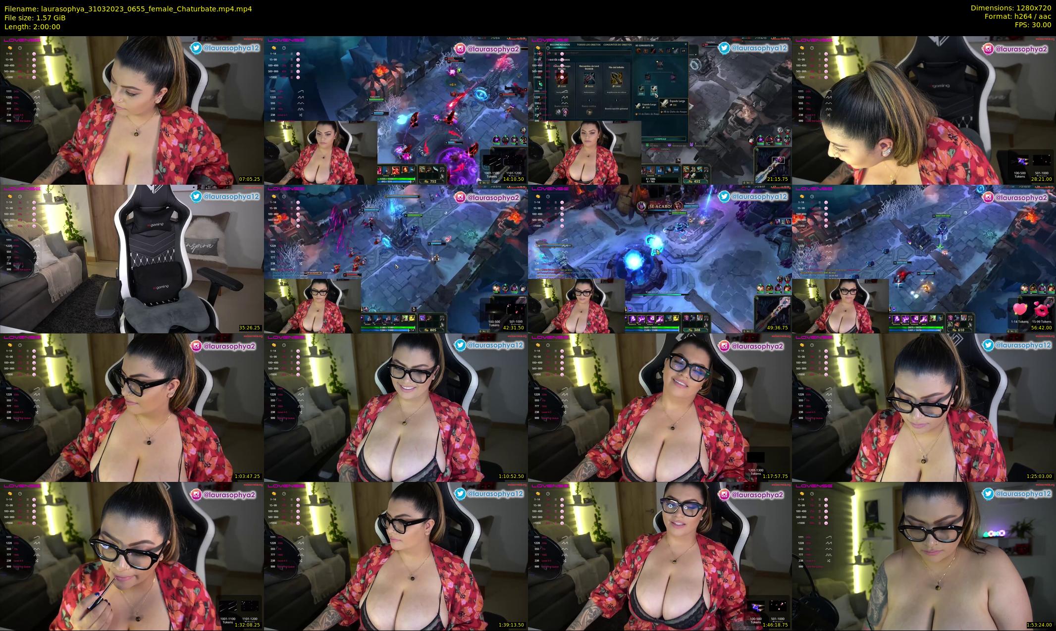 laurasophya — 120 minute Chaturbate female cam show recording, 720p, Mar 31, 2023