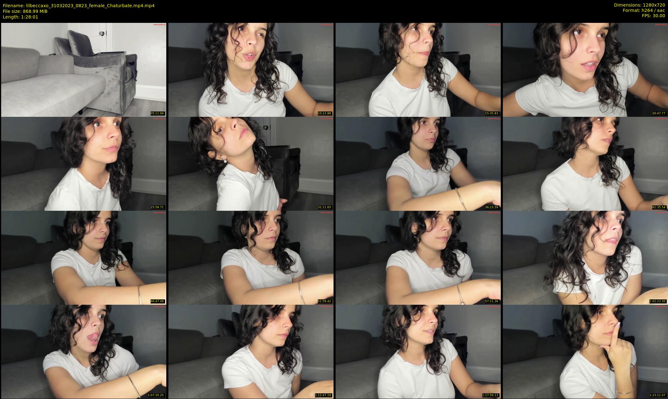 lilbeccaxo — 89 minute Chaturbate female cam show recording, 720p, Mar 31, 2023