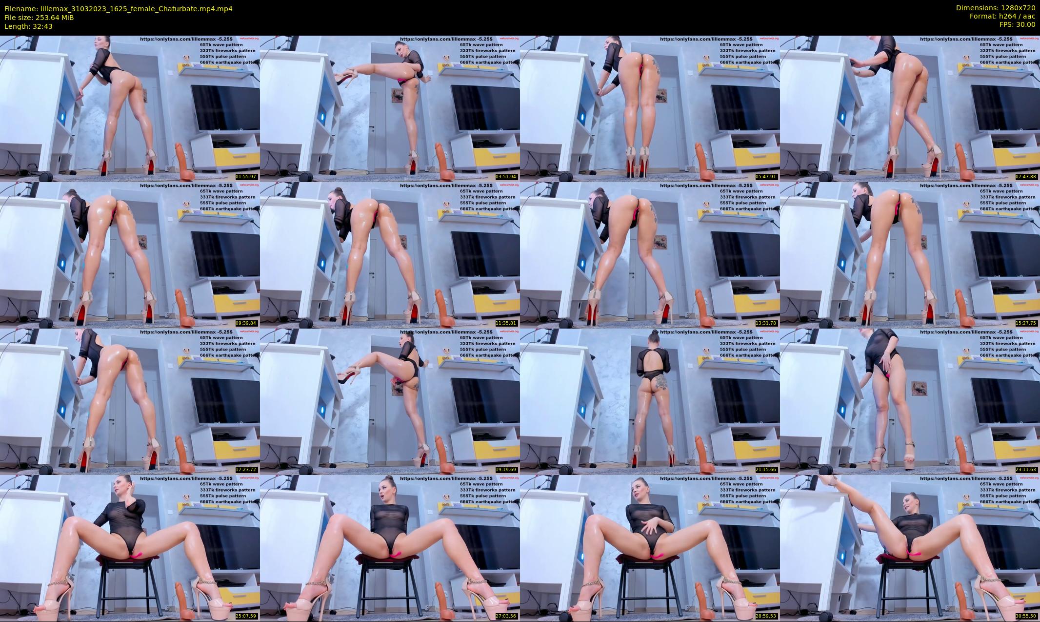 lillemax — 33 minute Chaturbate female cam show recording, 720p, Mar 31, 2023