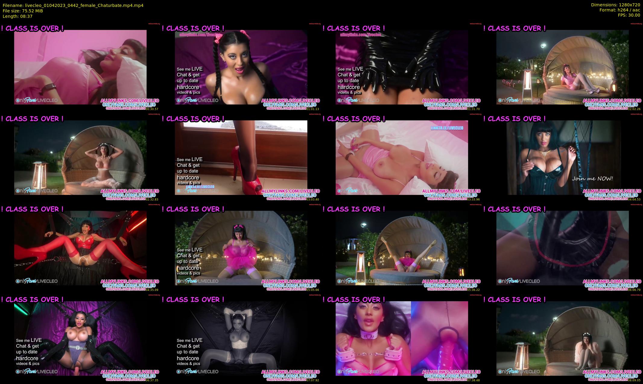 livecleo — 9 minute Chaturbate female cam show recording, 720p, Apr 1, 2023