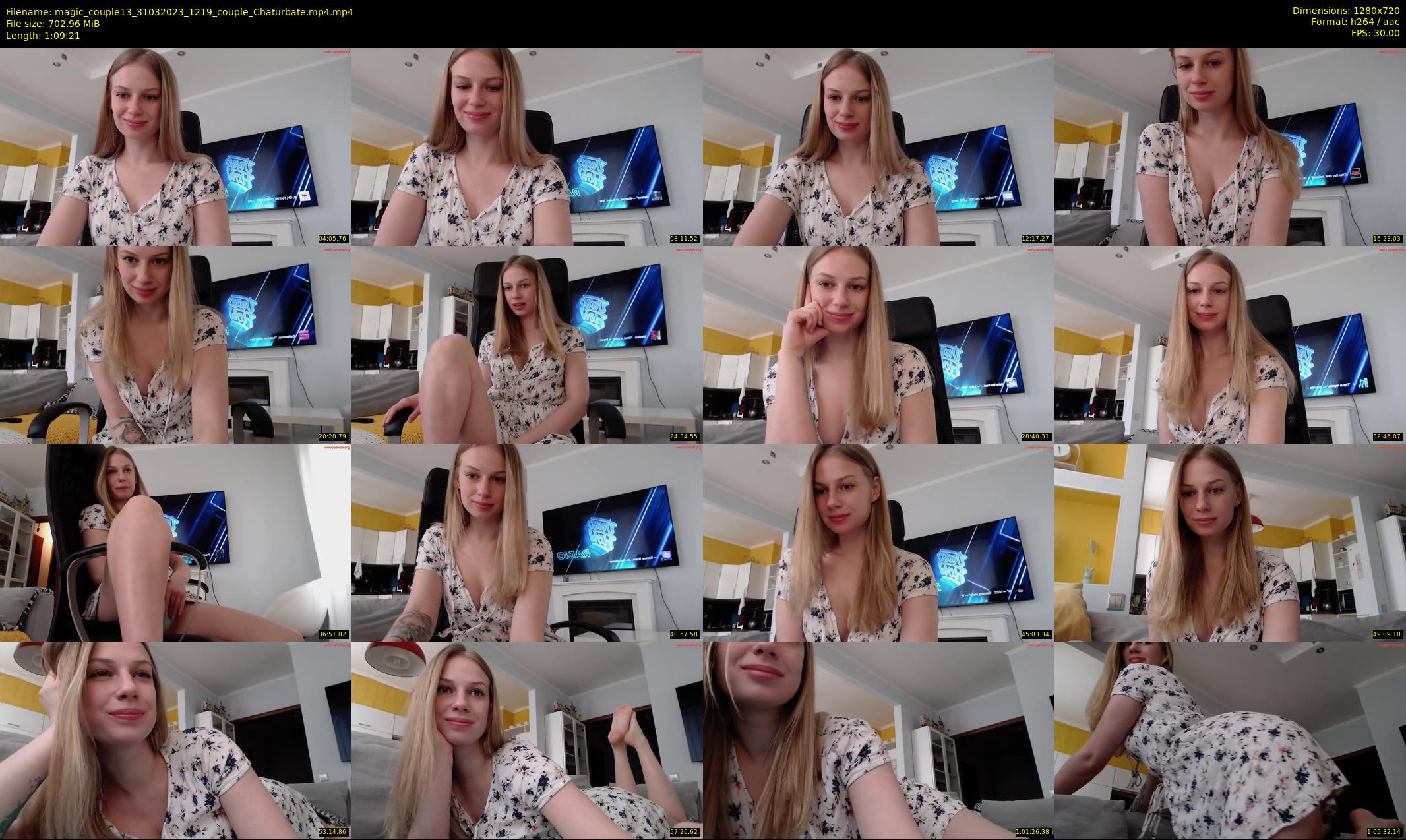 magic_couple13 — 70 minute Chaturbate couple cam show recording, 720p, Mar 31, 2023