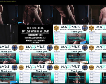 maximus_787 — 3 minute Chaturbate male cam show recording, 720p, Apr 1, 2023