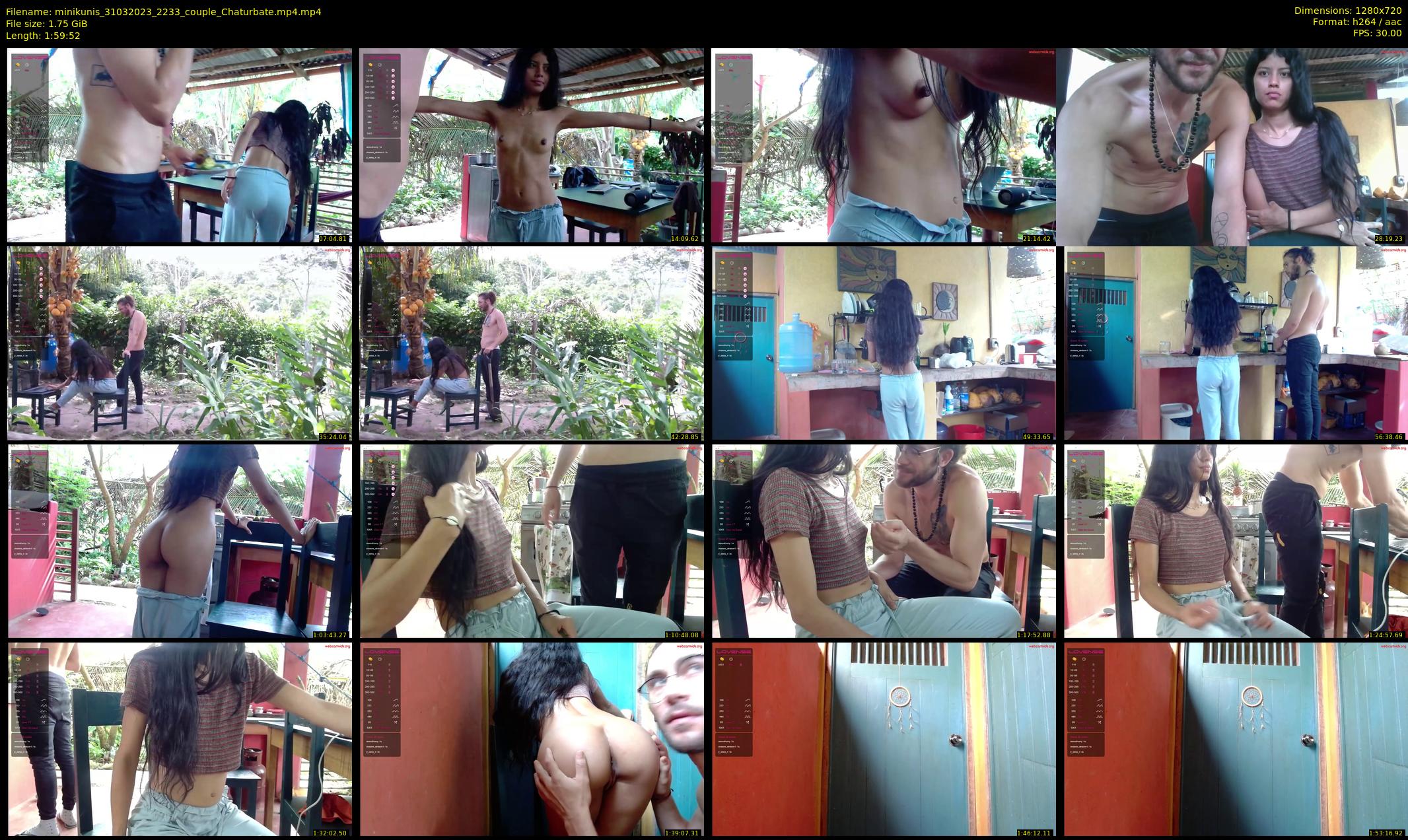 minikunis — 120 minute Chaturbate couple cam show recording, 720p, Mar 31, 2023