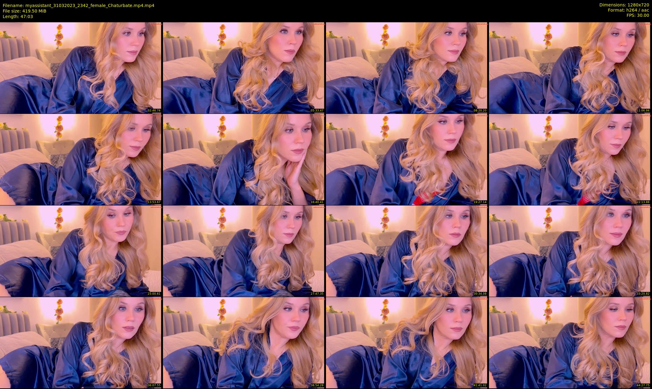 myassistant — 48 minute Chaturbate female cam show recording, 720p, Mar 31, 2023