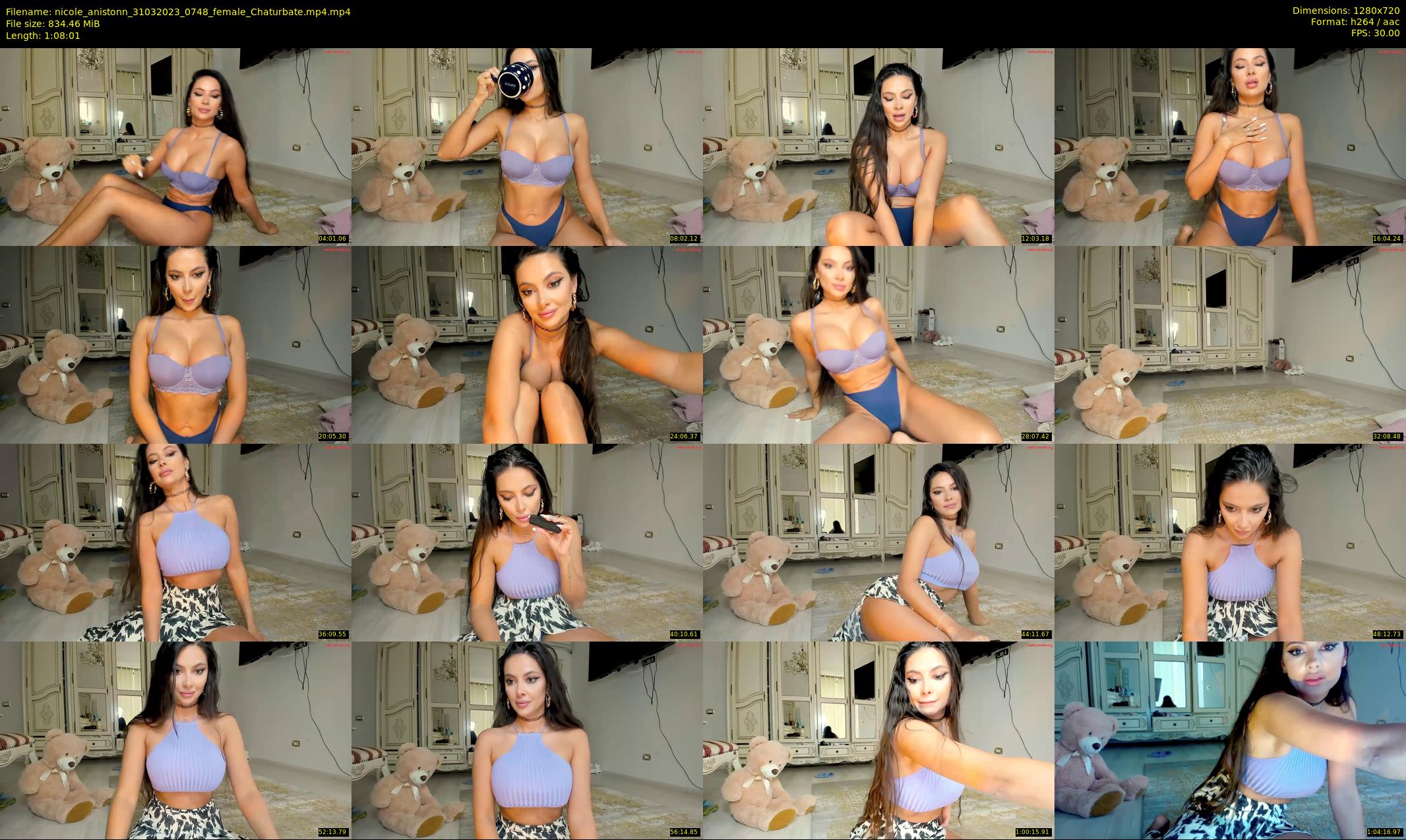 nicole_anistonn — 69 minute Chaturbate female cam show recording, 720p, Mar 31, 2023