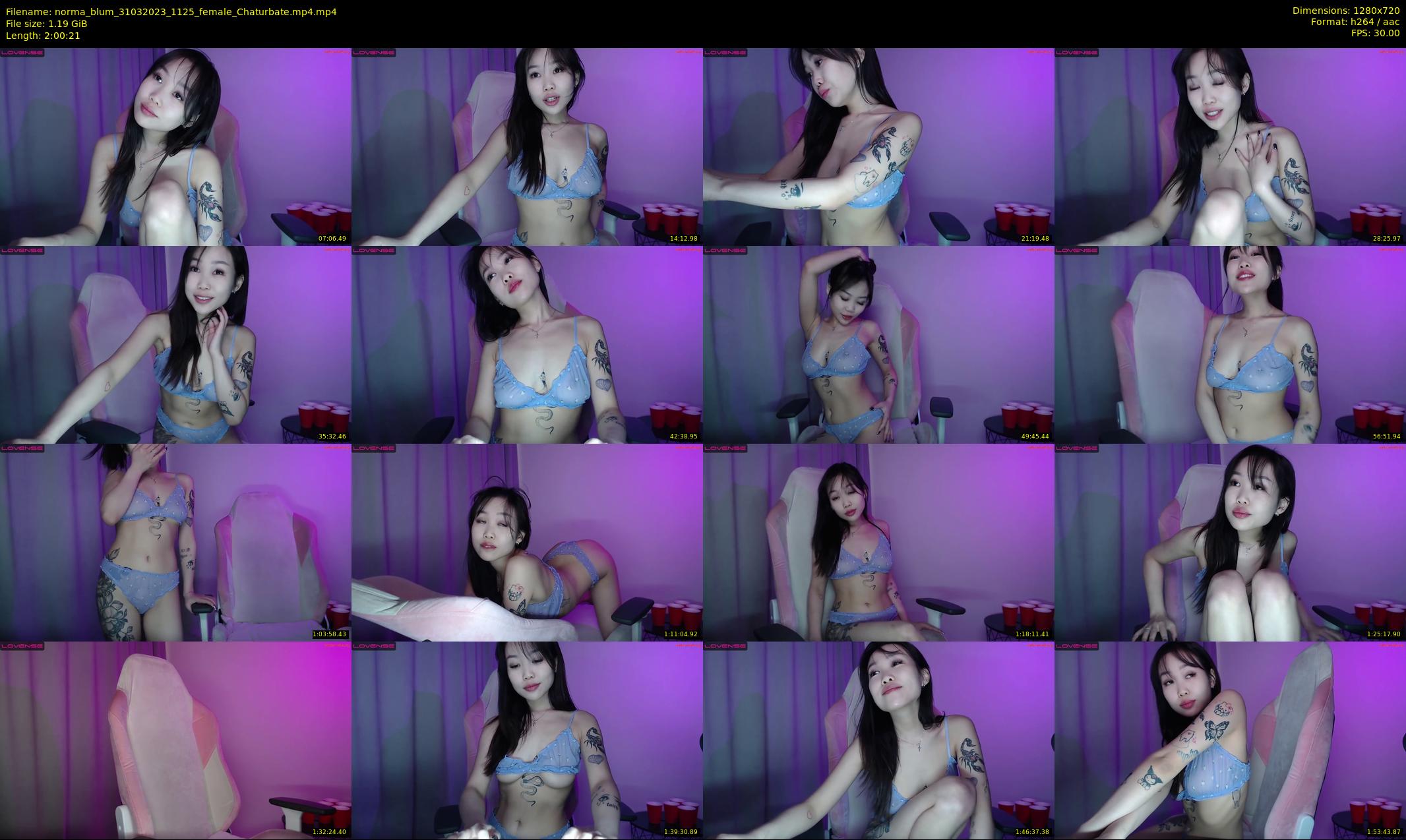 norma_blum — 121 minute Chaturbate female cam show recording, 720p, Mar 31, 2023