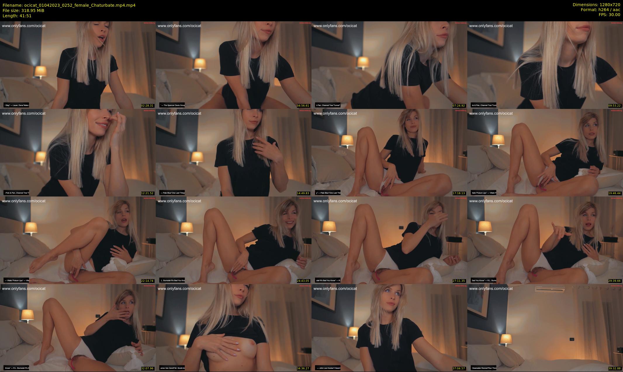ocicat — 42 minute Chaturbate female cam show recording, 720p, Apr 1, 2023