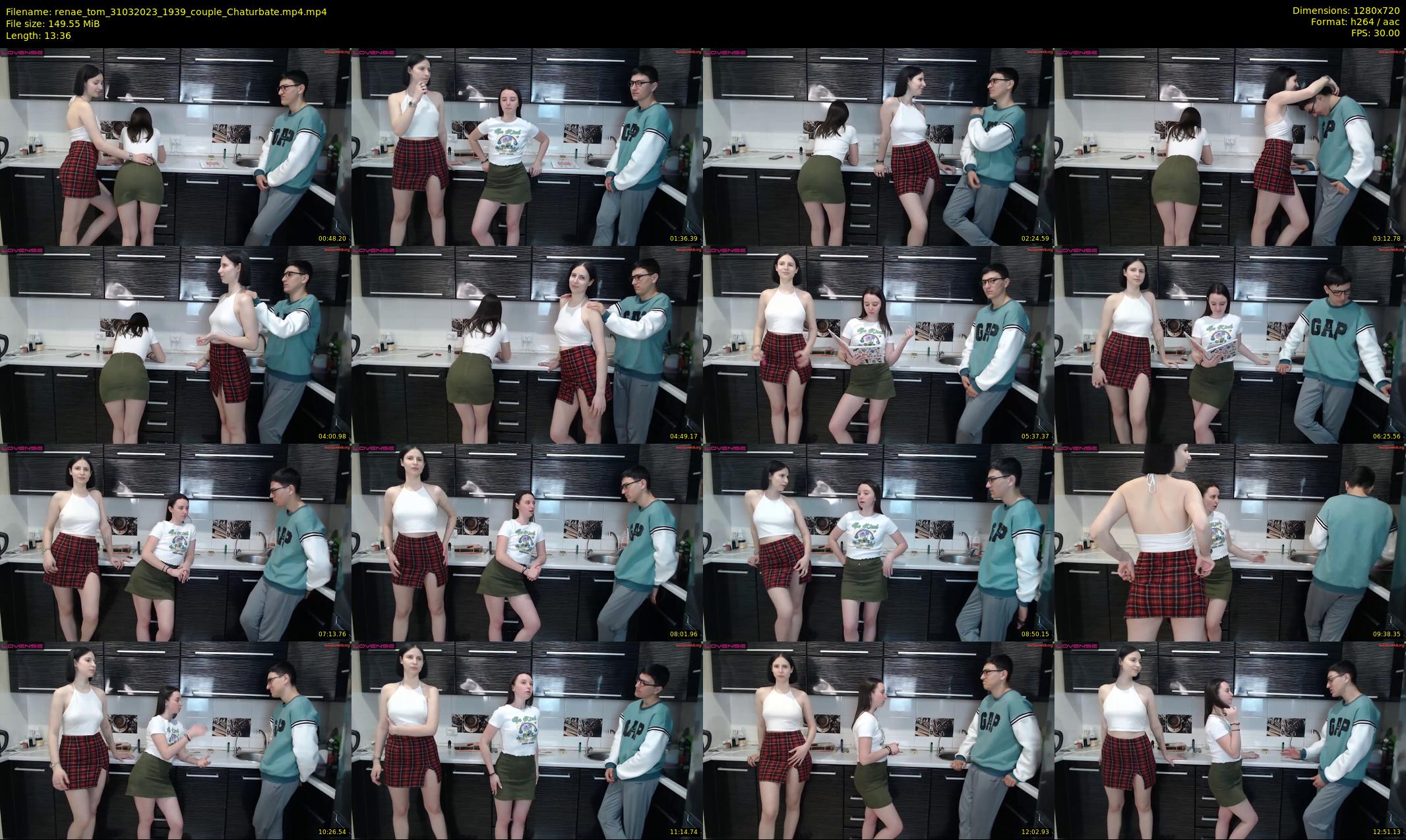 renae_tom — 14 minute Chaturbate couple cam show recording, 720p, Mar 31, 2023