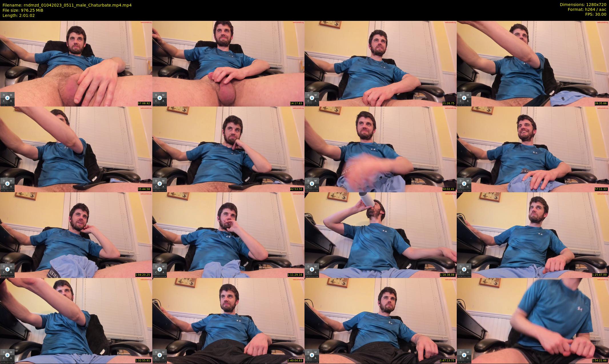 rndmzd — 122 minute Chaturbate male cam show recording, 720p, Apr 1, 2023