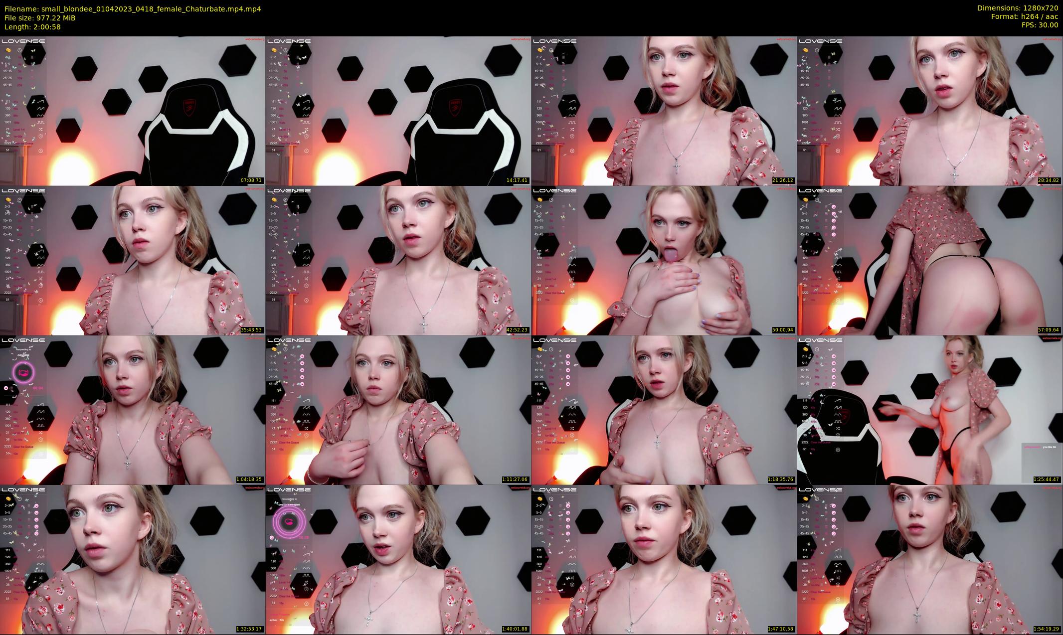 small_blondee — 121 minute Chaturbate female cam show recording, 720p, Apr 1, 2023