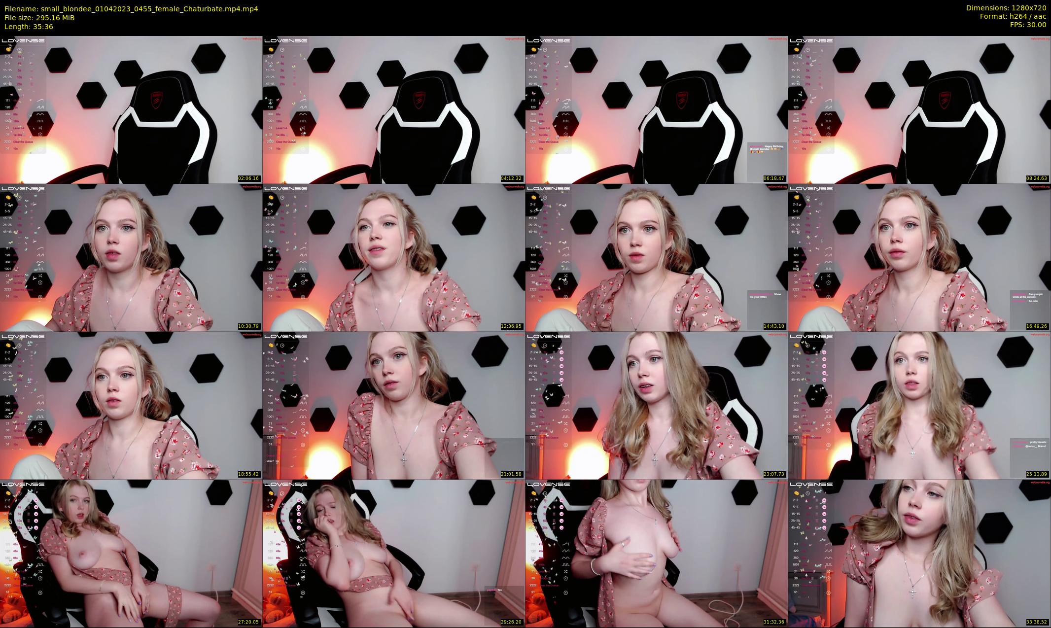 small_blondee — 36 minute Chaturbate female cam show recording, 720p, Apr 1, 2023