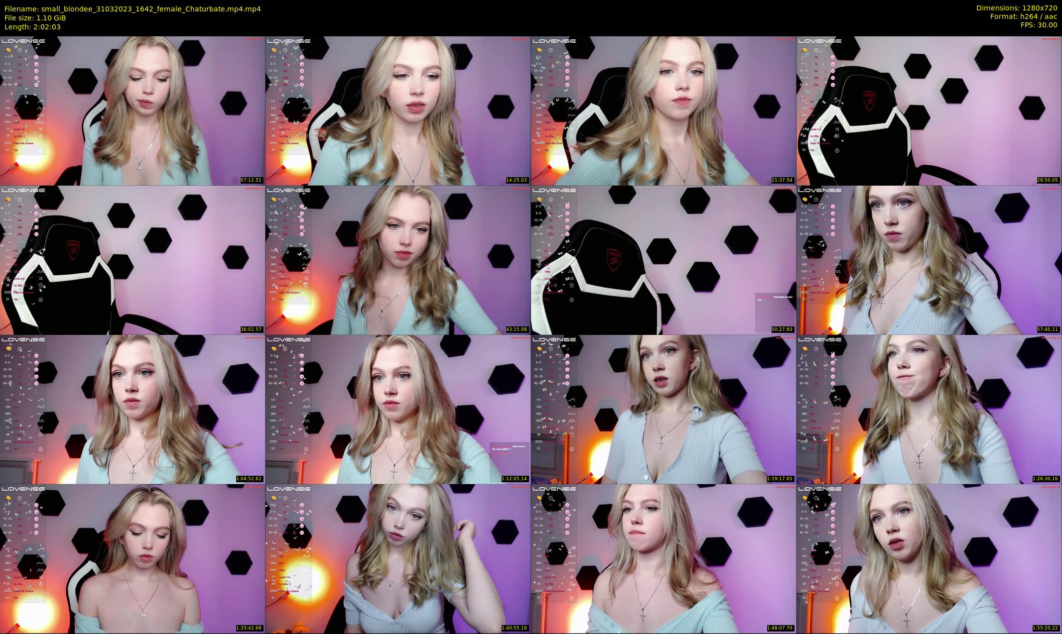small_blondee — 123 minute Chaturbate female cam show recording, 720p, Mar 31, 2023