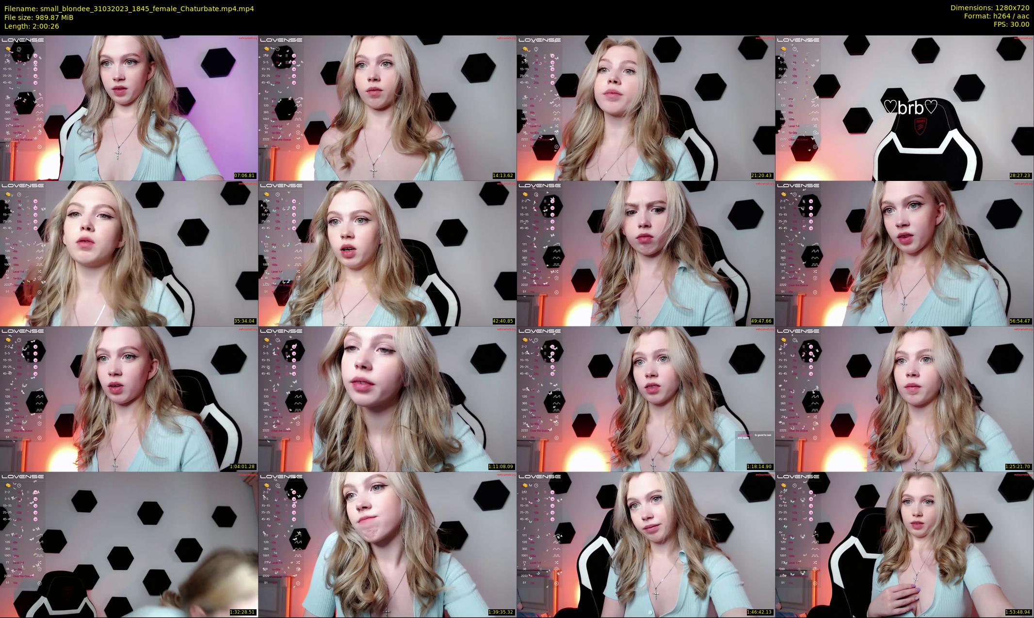 small_blondee — 121 minute Chaturbate female cam show recording, 720p, Mar 31, 2023