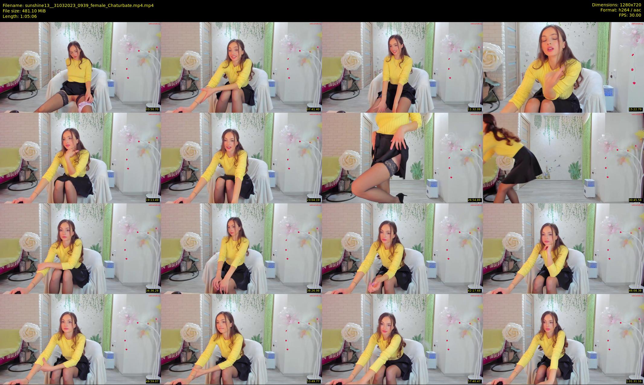 sunshine13_ — 66 minute Chaturbate female cam show recording, 720p, Mar 31, 2023