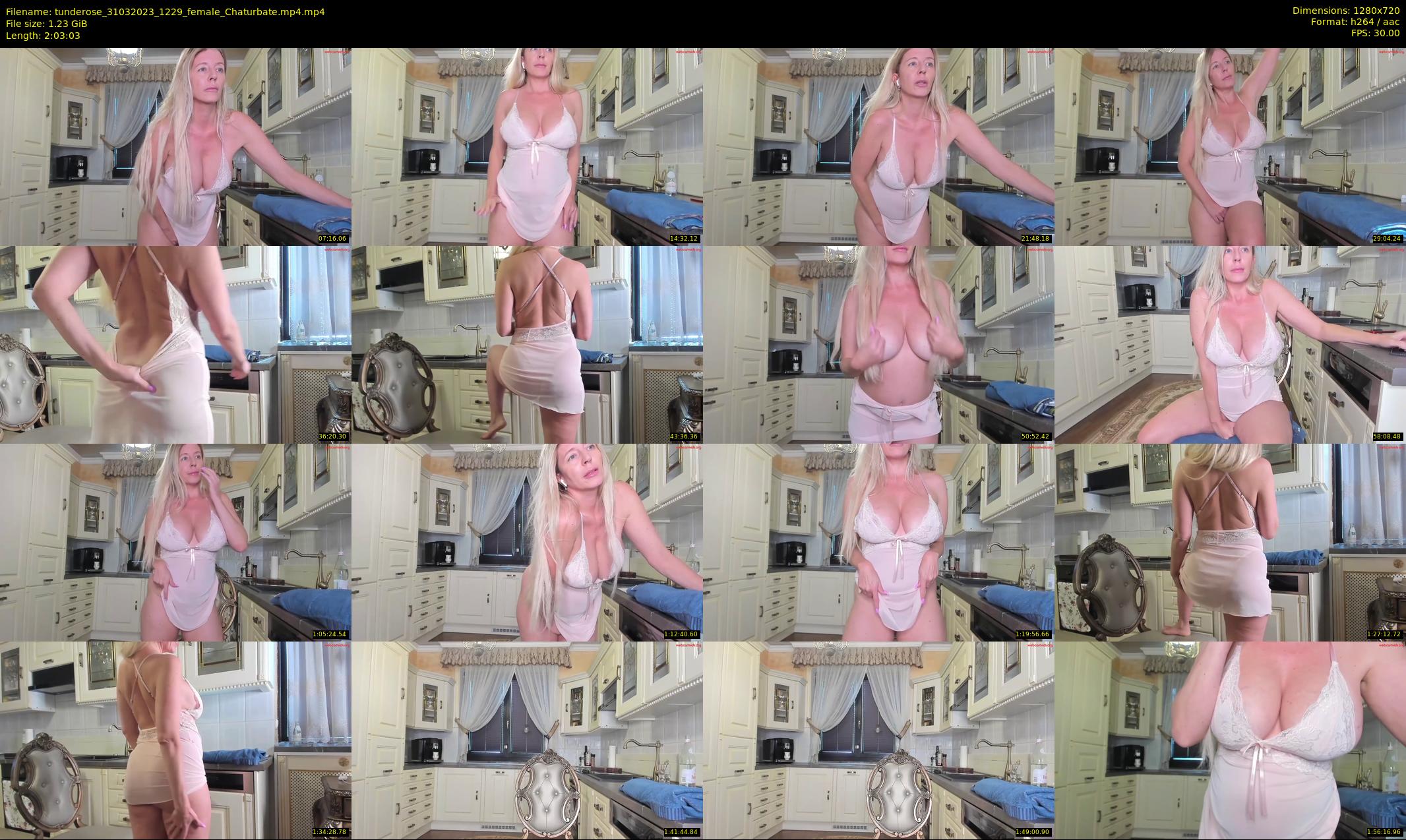 tunderose — 124 minute Chaturbate female cam show recording, 720p, Mar 31, 2023