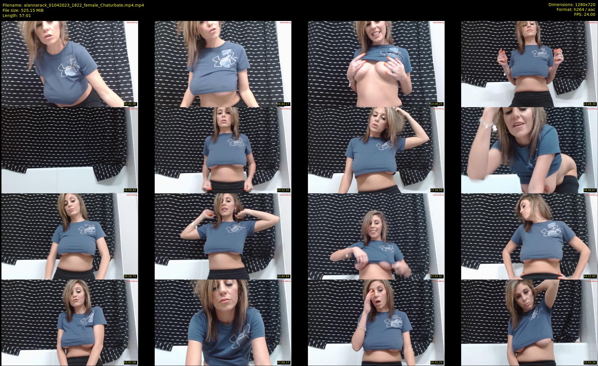 alannarack — 58 minute Chaturbate female cam show recording, 720p, Apr 1, 2023