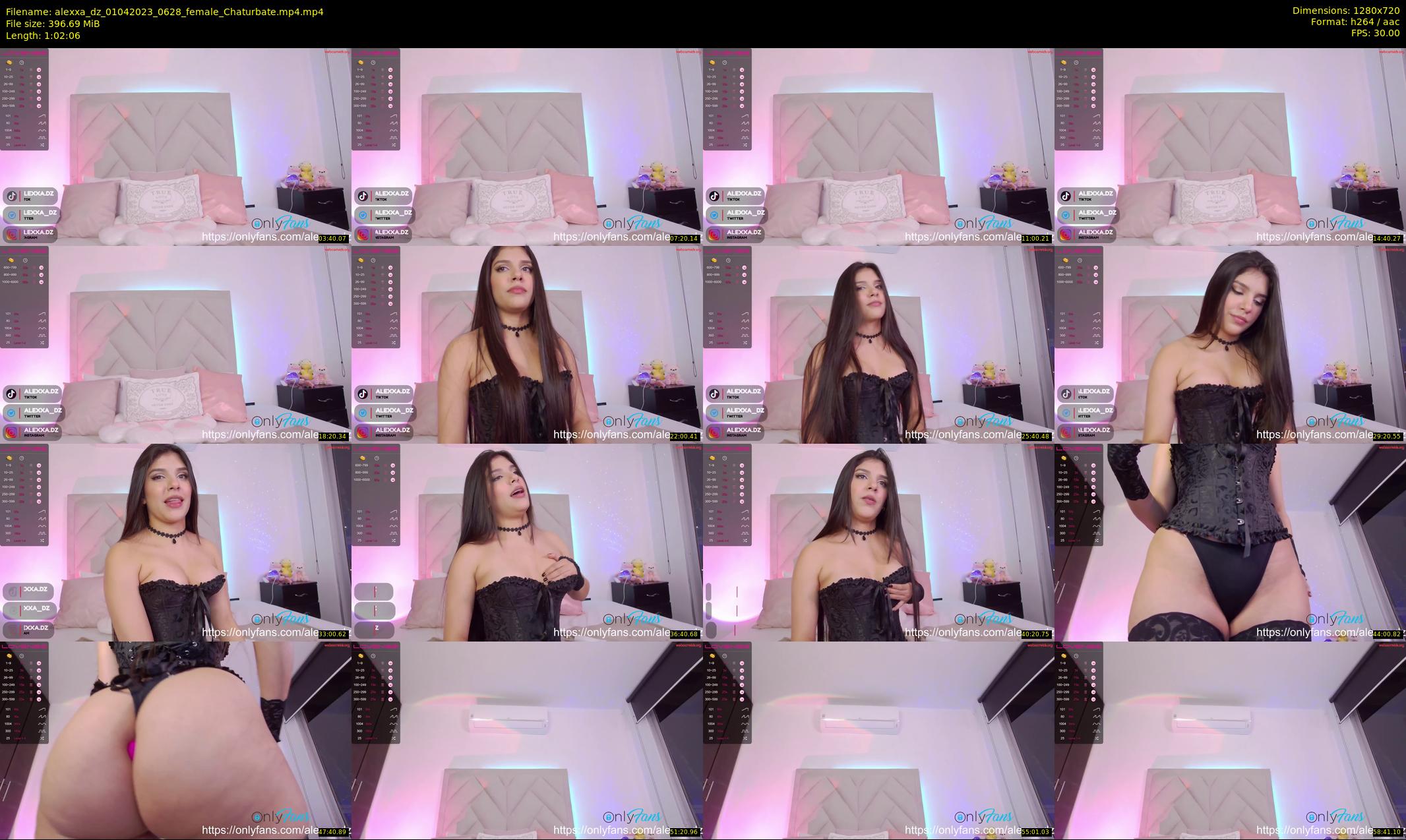 alexxa_dz — 63 minute Chaturbate female cam show recording, 720p, Apr 1, 2023