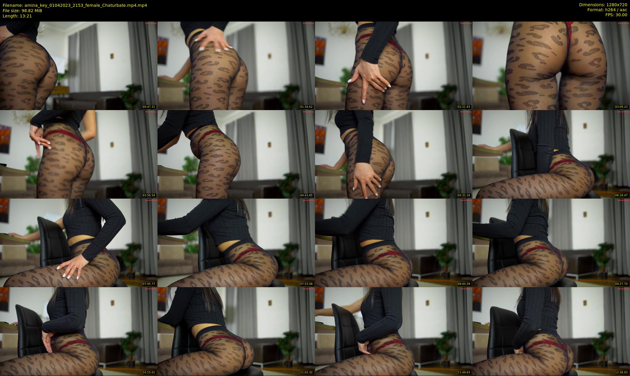 amina_key — 14 minute Chaturbate female cam show recording, 720p, Apr 1, 2023