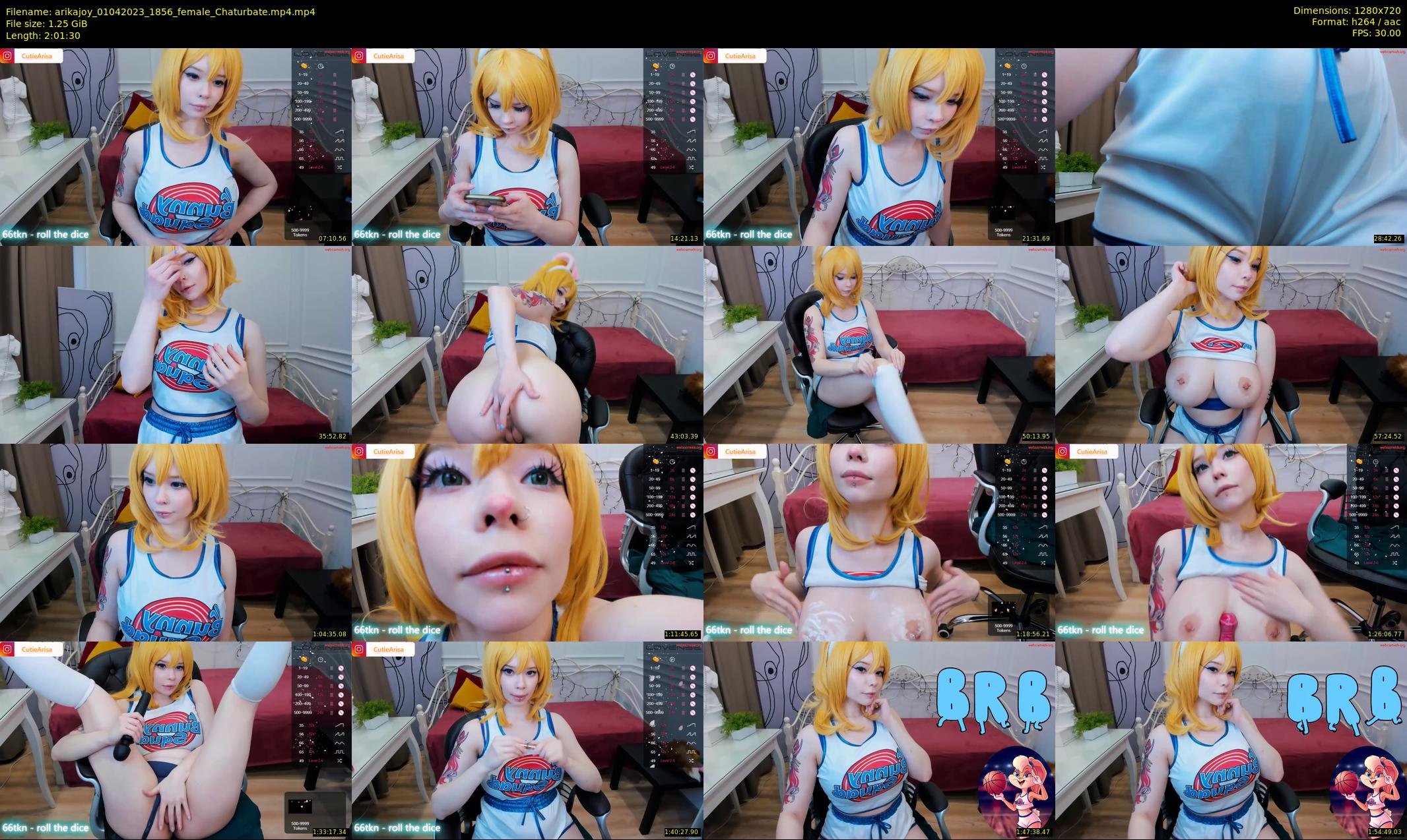 arikajoy — 122 minute Chaturbate female cam show recording, 720p, Apr 1, 2023