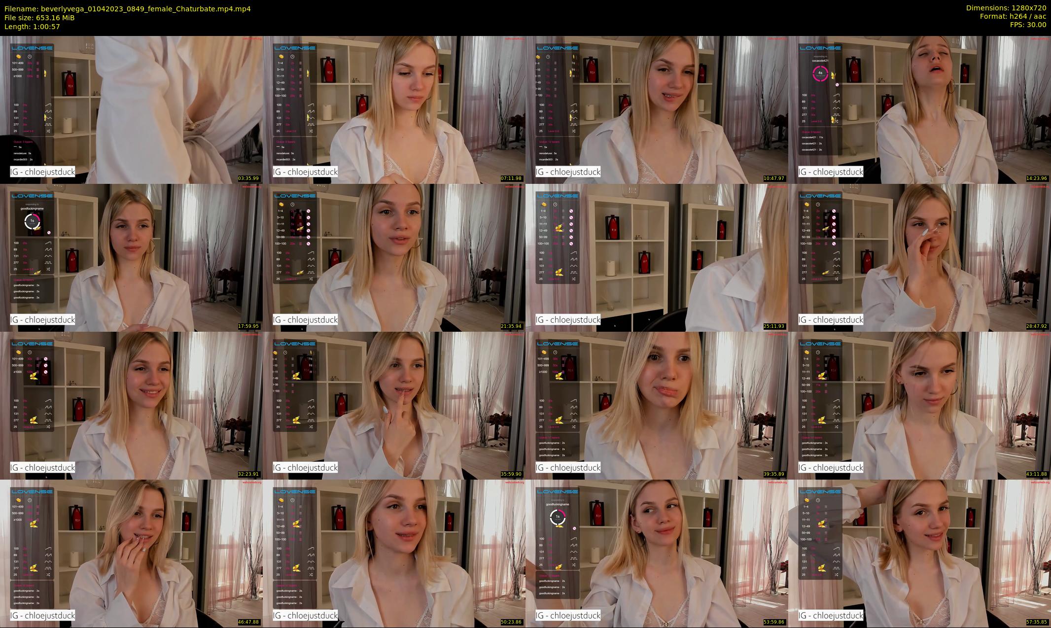 beverlyvega — 61 minute Chaturbate couple cam show recording, 720p, Apr 1, 2023