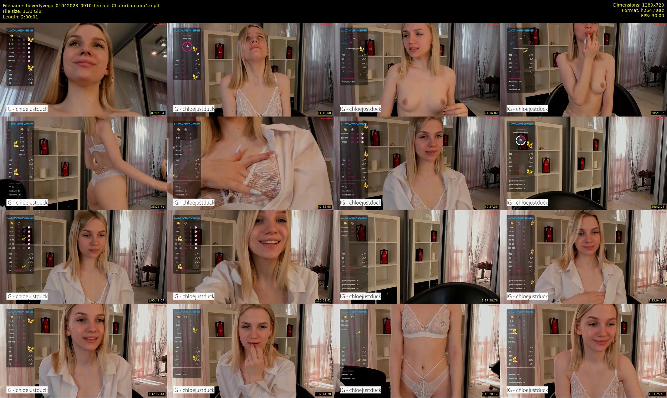 beverlyvega — 121 minute Chaturbate couple cam show recording, 720p, Apr 1, 2023