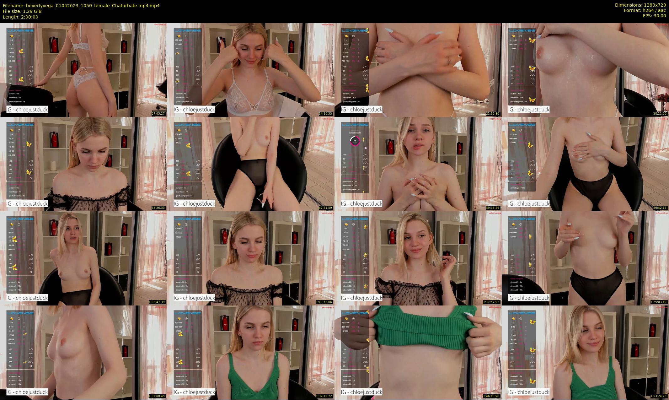 beverlyvega — 120 minute Chaturbate couple cam show recording, 720p, Apr 1, 2023