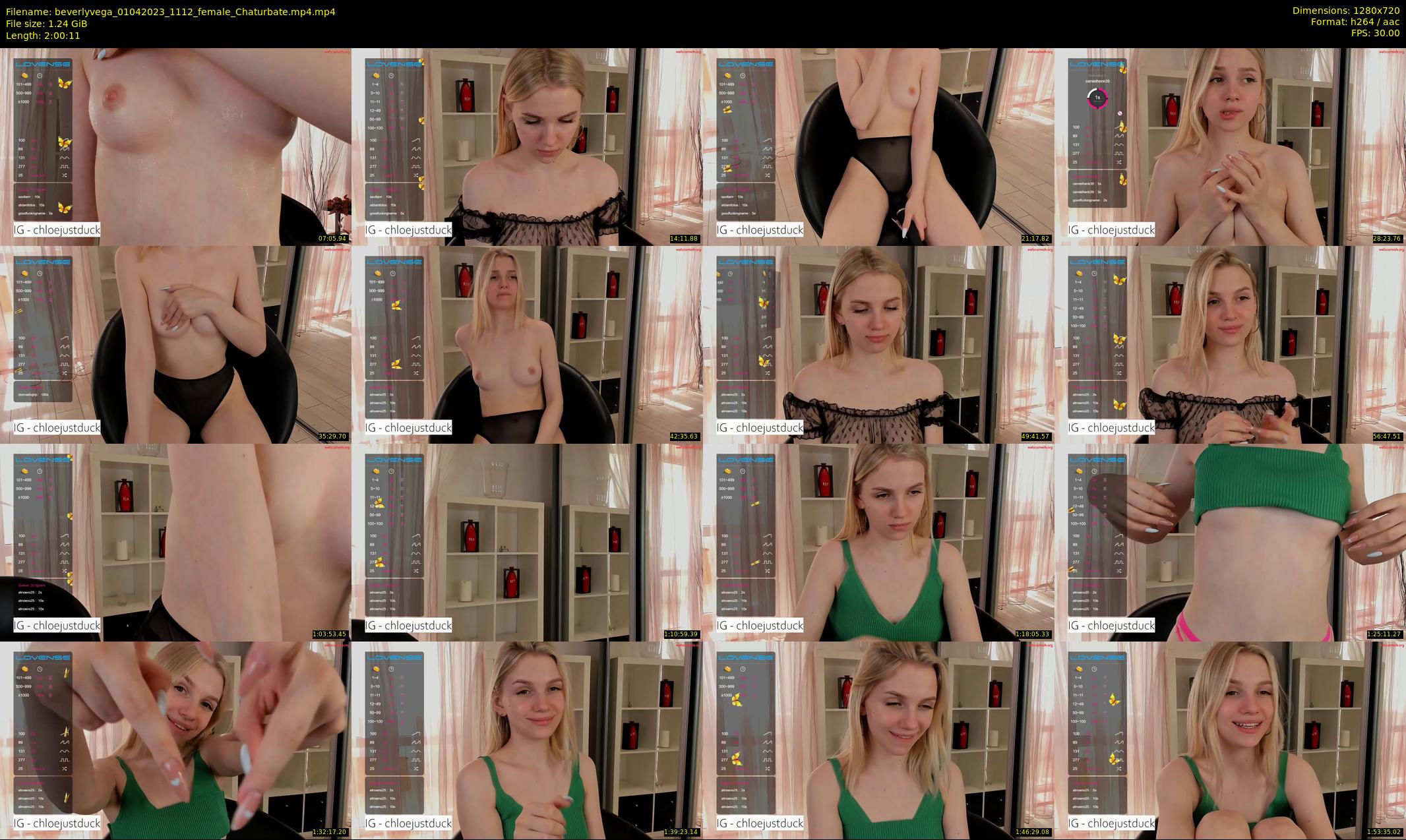 beverlyvega — 121 minute Chaturbate couple cam show recording, 720p, Apr 1, 2023