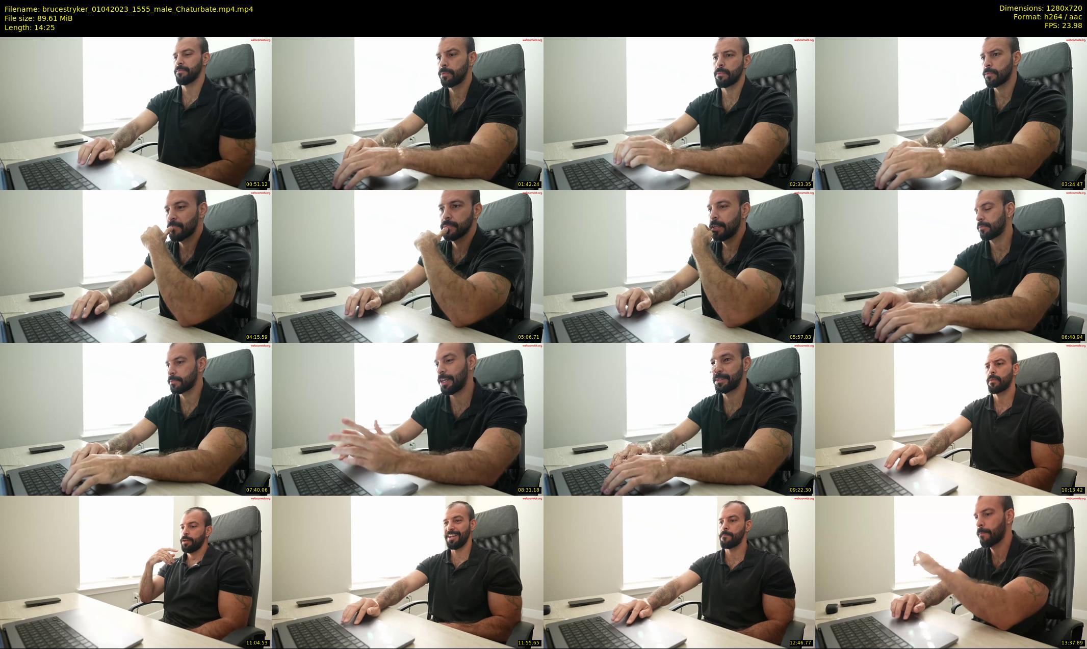 brucestryker — 15 minute Chaturbate male cam show recording, 720p, Apr 1, 2023