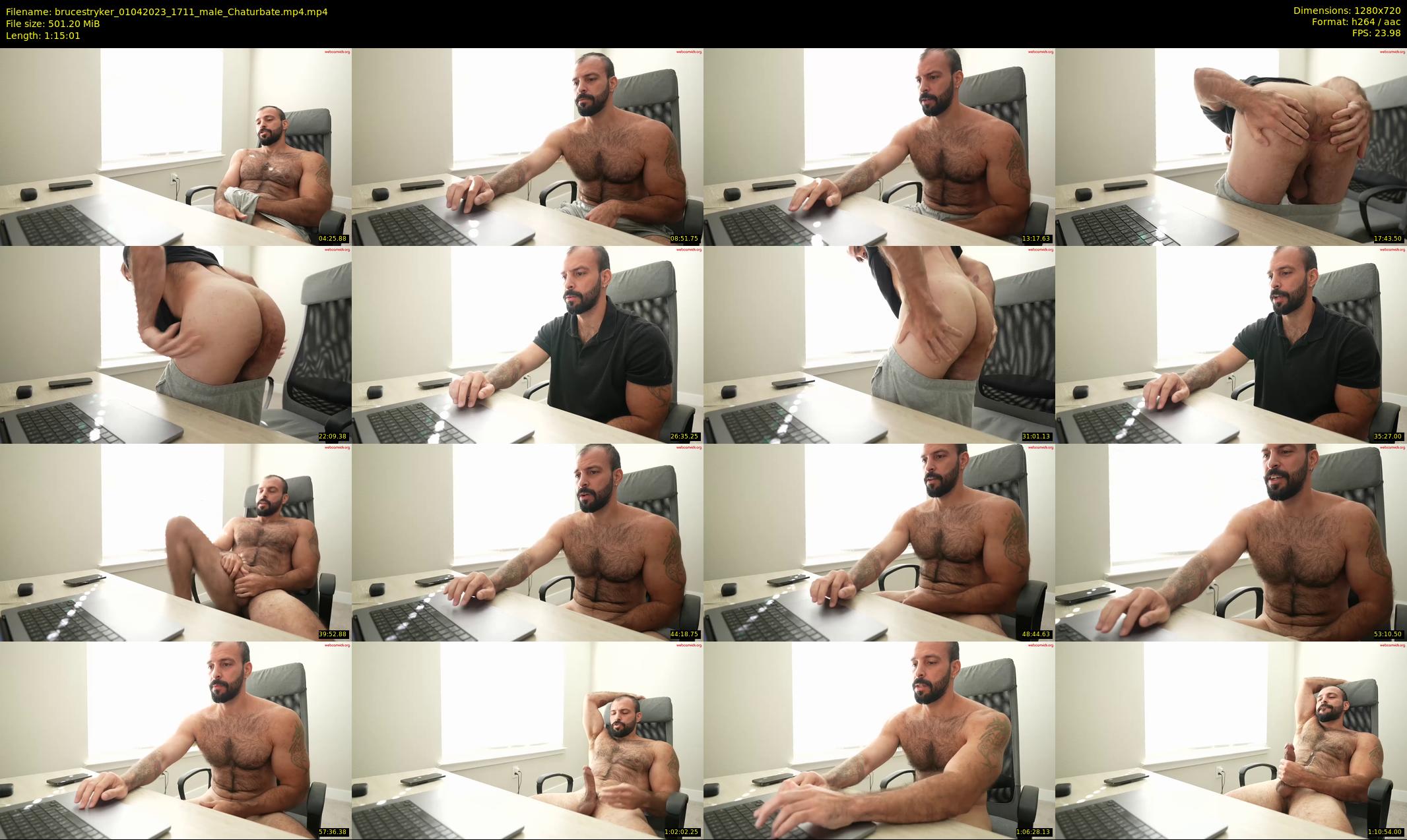 brucestryker — 76 minute Chaturbate male cam show recording, 720p, Apr 1, 2023