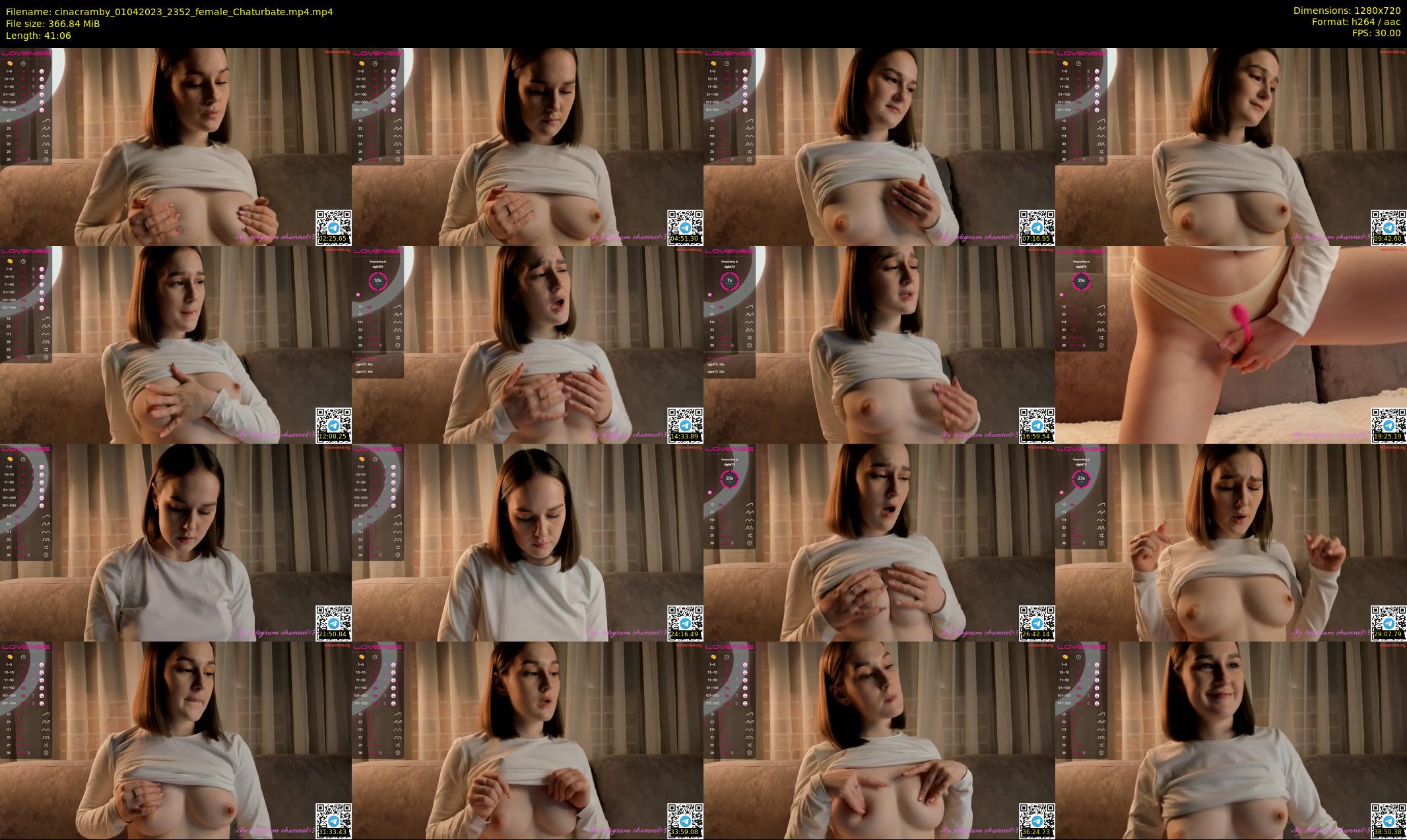 cinacramby — 42 minute Chaturbate female cam show recording, 720p, Apr 1, 2023