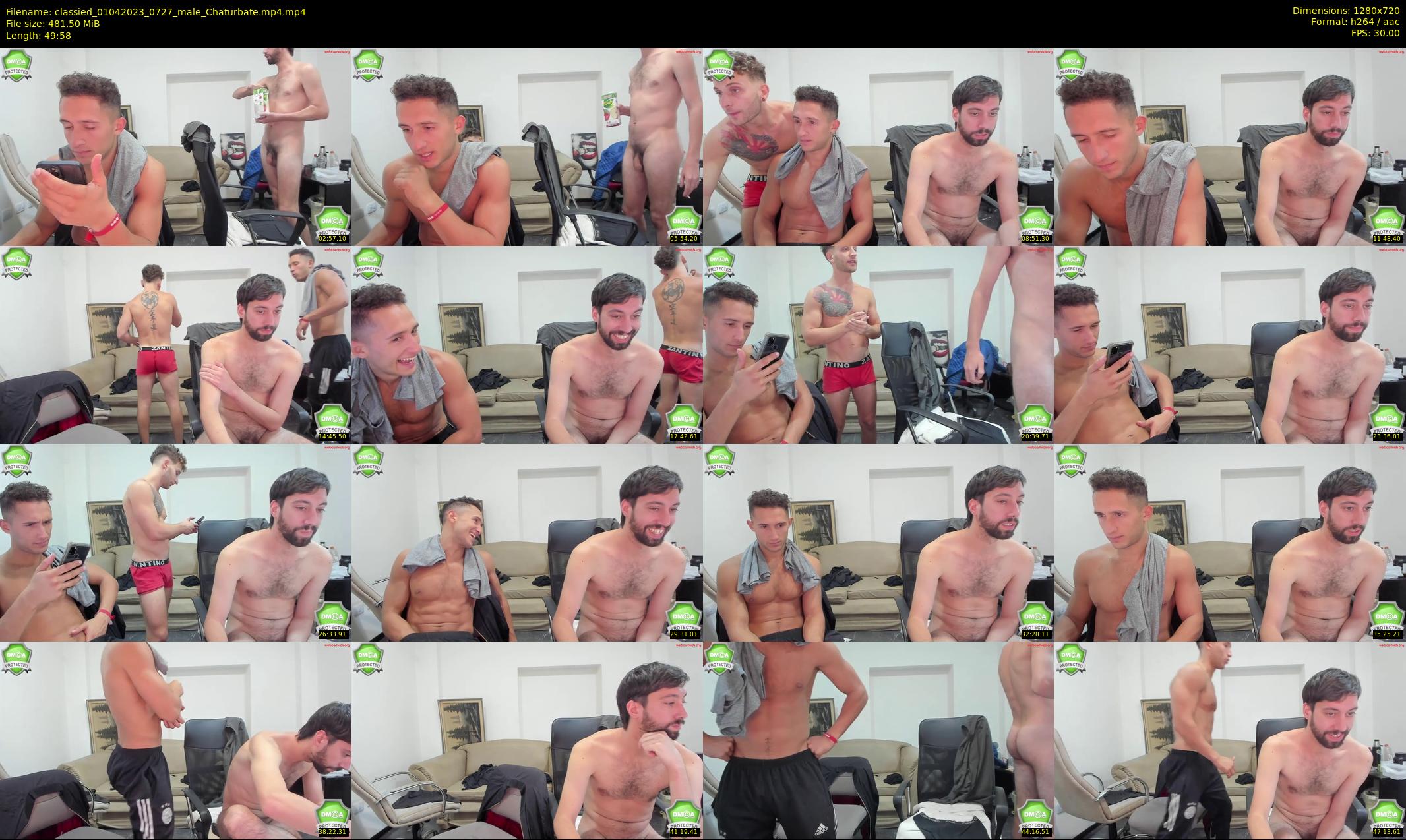 classied — 50 minute Chaturbate male cam show recording, 720p, Apr 1, 2023