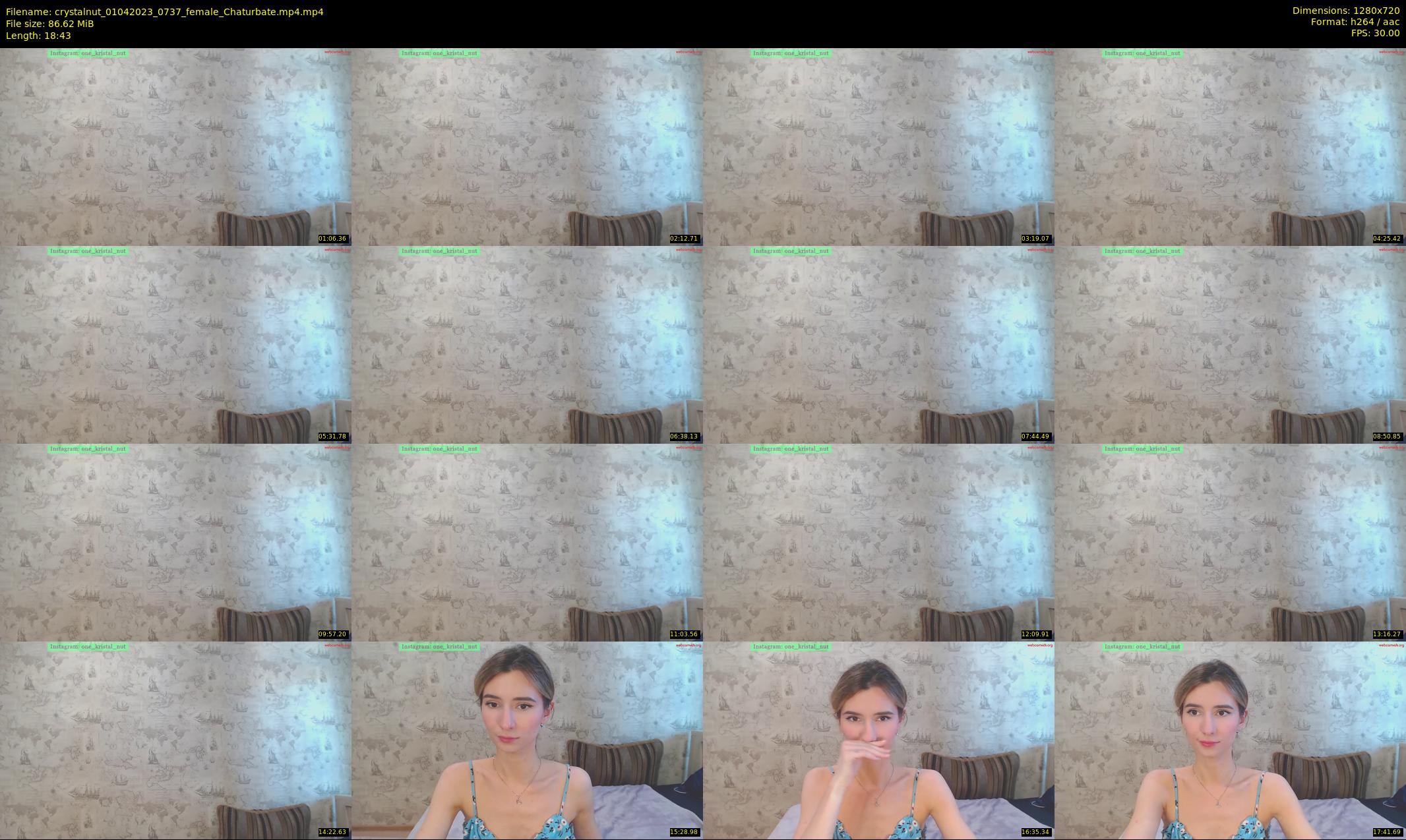 crystalnut — 19 minute Chaturbate female cam show recording, 720p, Apr 1, 2023