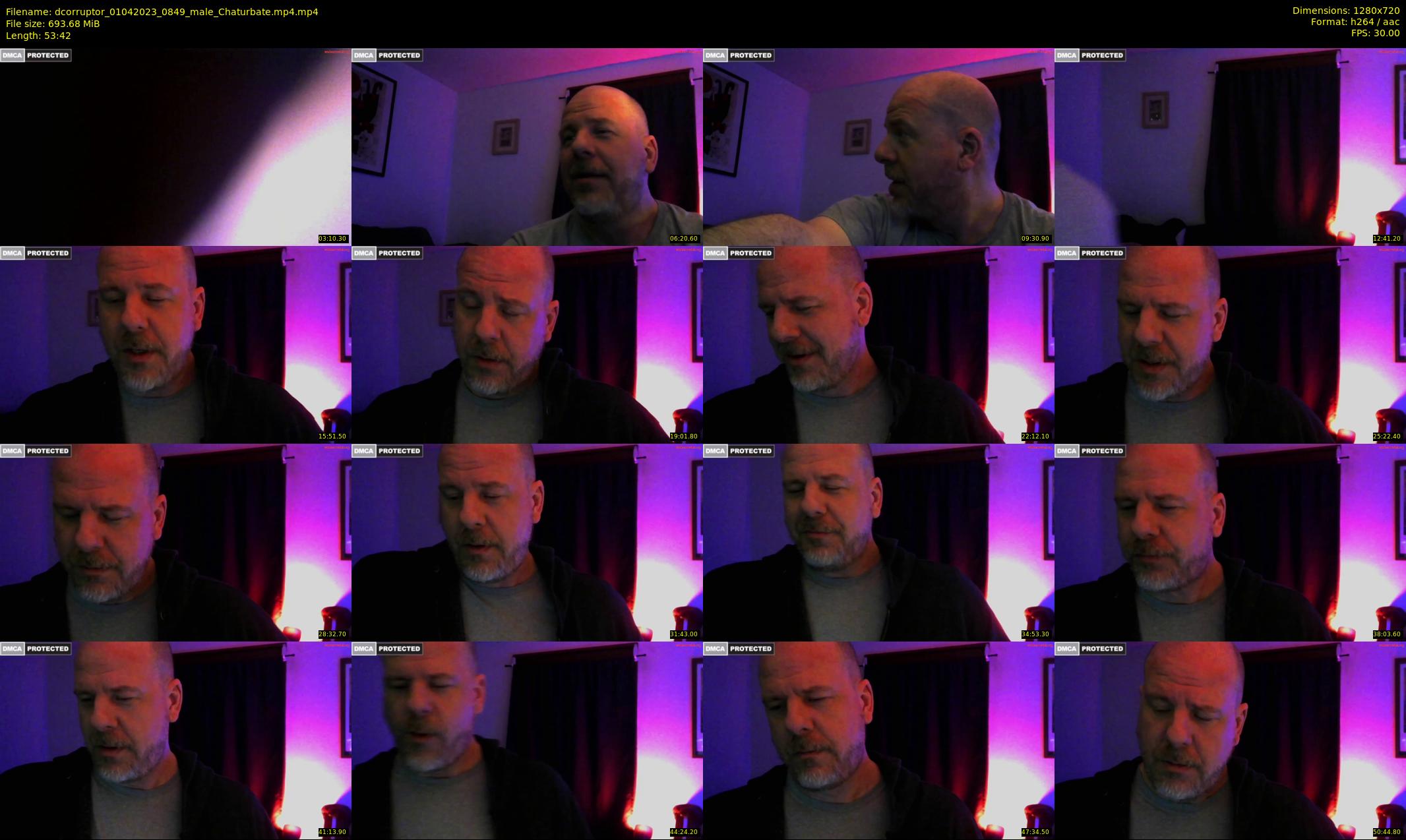 dcorruptor — 54 minute Chaturbate male cam show recording, 720p, Apr 1, 2023