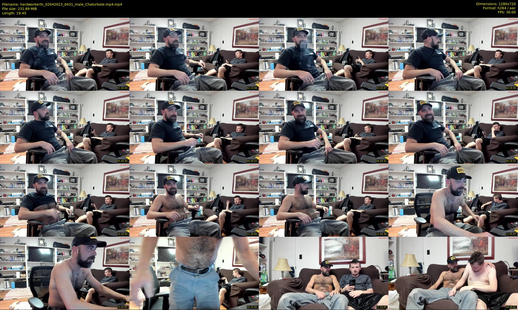 hardworkertn — 20 minute Chaturbate male cam show recording, 720p, Apr 2, 2023