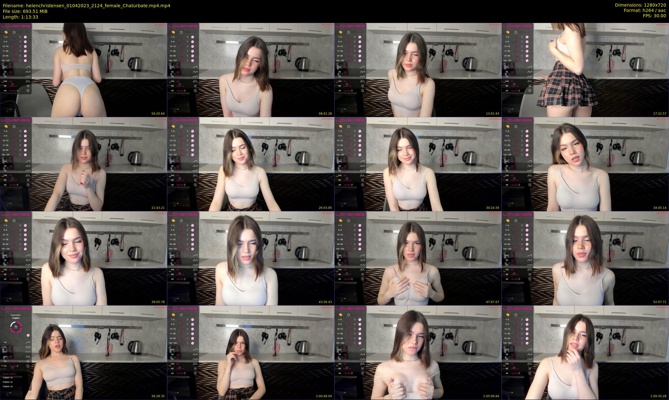 helenchristensen — 74 minute Chaturbate female cam show recording, 720p, Apr 1, 2023