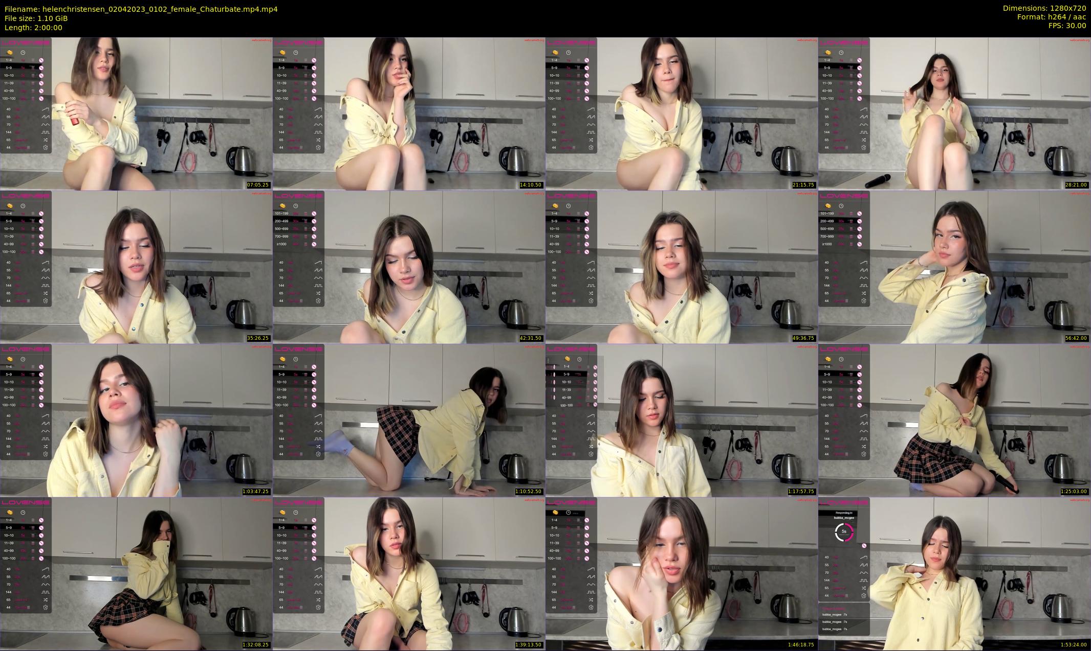 helenchristensen — 120 minute Chaturbate female cam show recording, 720p, Apr 2, 2023