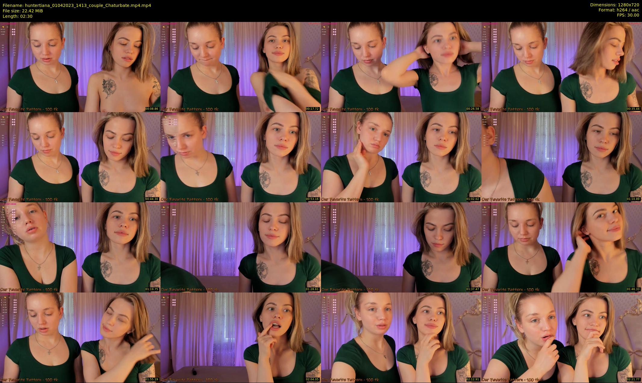 huntertiana — 3 minute Chaturbate female cam show recording, 720p, Apr 1, 2023
