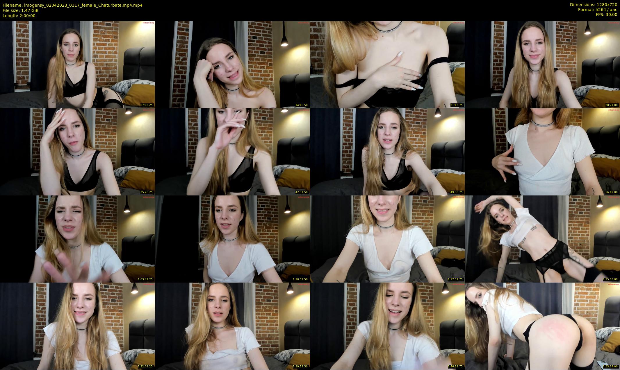 imogensy — 120 minute Chaturbate female cam show recording, 720p, Apr 2, 2023