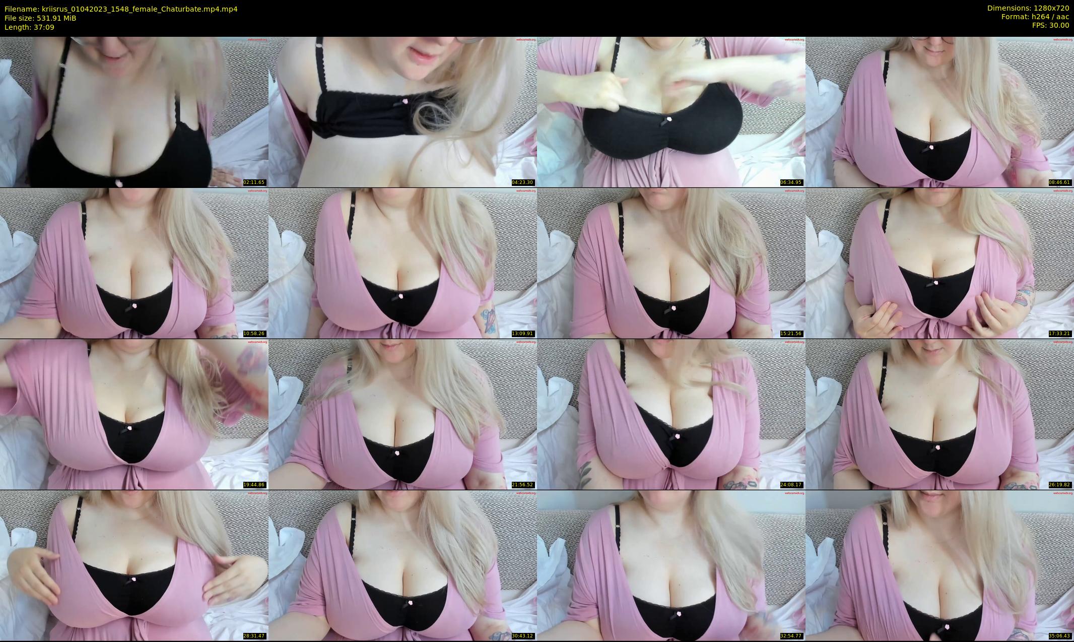 kriisrus — 38 minute Chaturbate female cam show recording, 720p, Apr 1, 2023