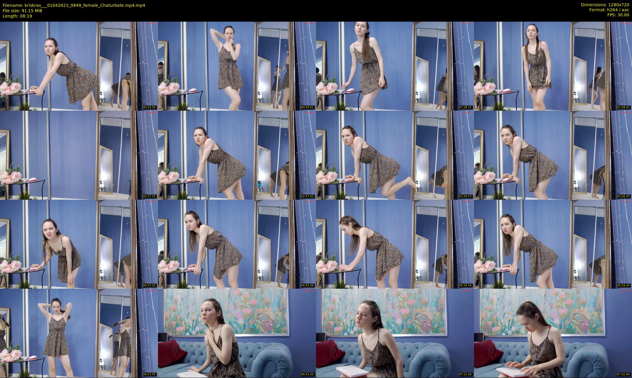 kriskras__ — 9 minute Chaturbate female cam show recording, 720p, Apr 1, 2023