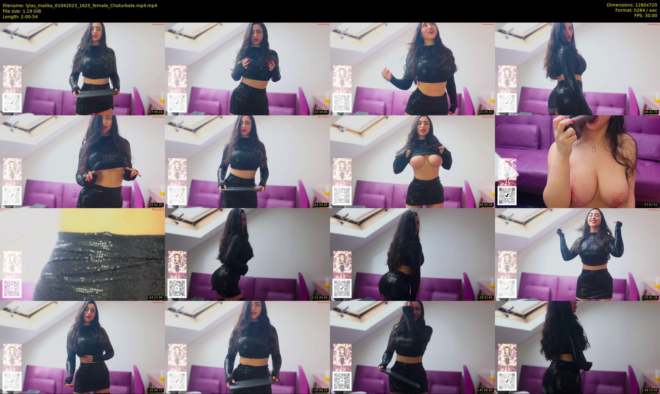 lylas_malika — 121 minute Chaturbate female cam show recording, 720p, Apr 1, 2023