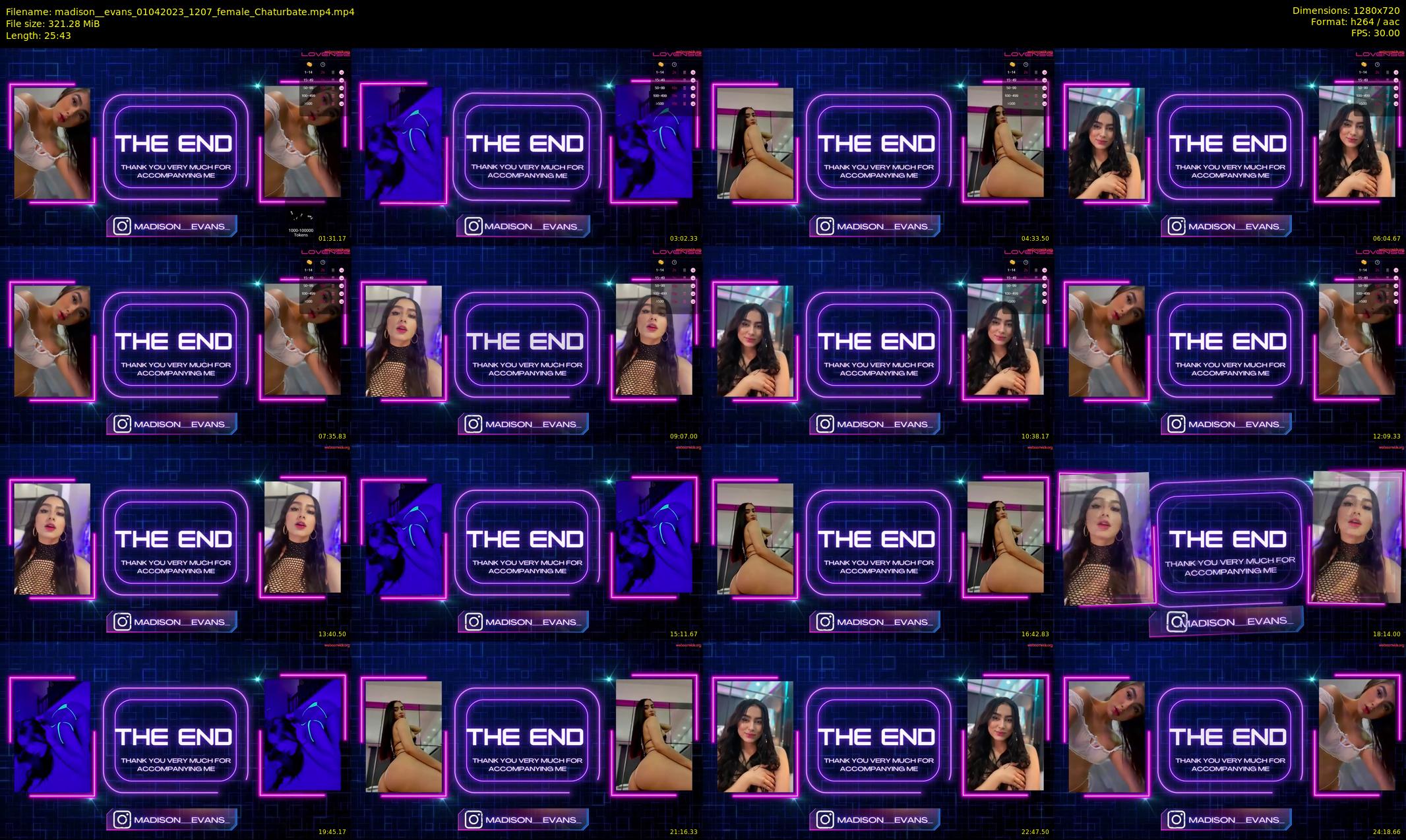 madison__evans — 26 minute Chaturbate female cam show recording, 720p, Apr 1, 2023