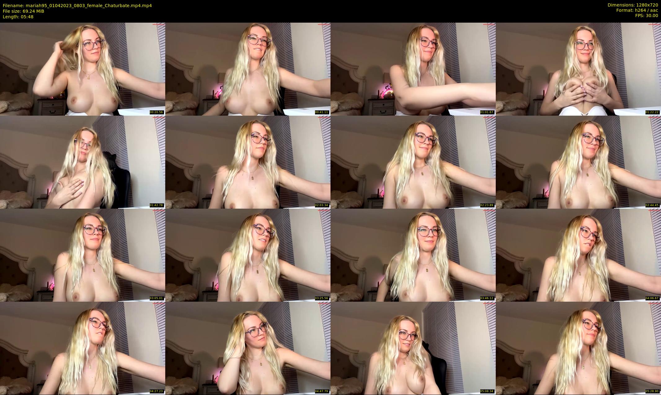 mariah95 — 6 minute Chaturbate female cam show recording, 720p, Apr 1, 2023