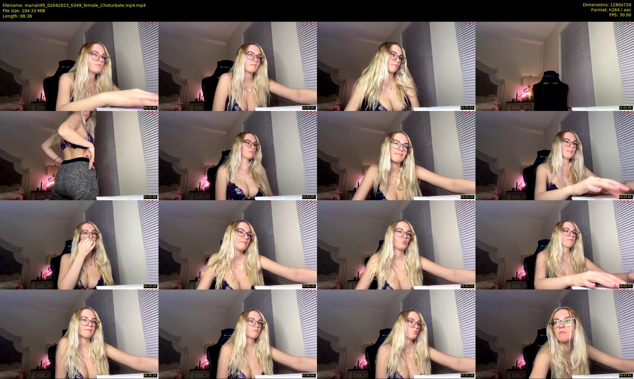 mariah95 — 9 minute Chaturbate female cam show recording, 720p, Apr 2, 2023